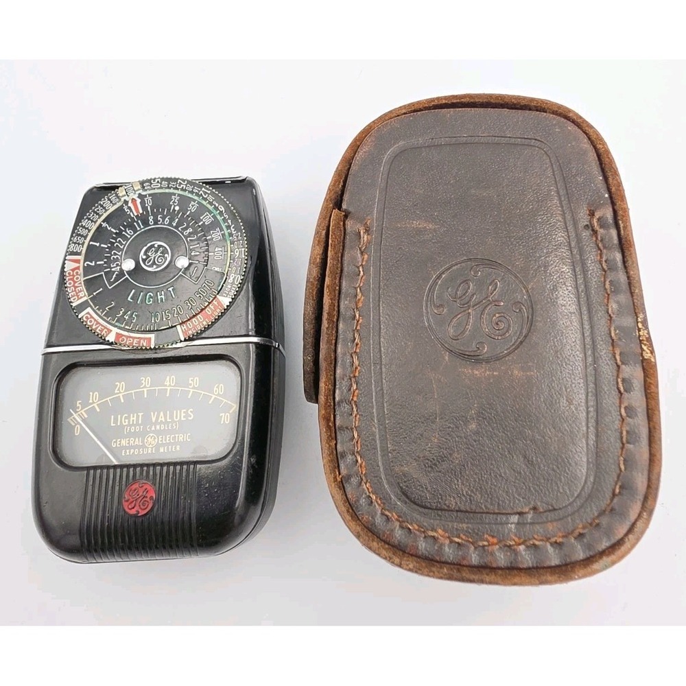 GE General Electric Exposure Light Meter Model DW-68 With Original Case